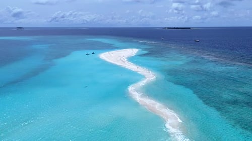 People have come to a small island in the Indian Ocean