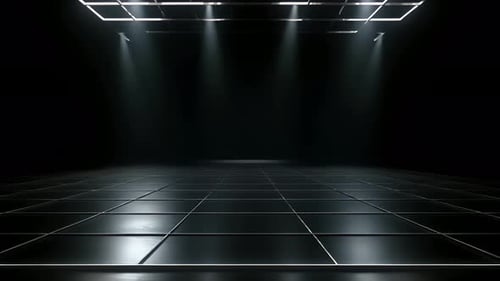 Modern Studio Grid Stage Logo Reveal