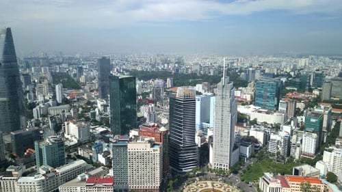 Downtown Ho Chi Minh City Vietnam
