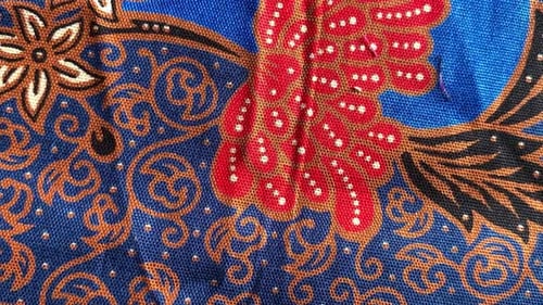 Indonesisches Batiktuch