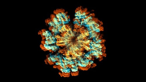 Colorful Abstract Energy Explosion Reveal Transition