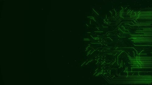 Digital Data Flow in a Cyberspace Technology Background Concept Technology Line Light Effects