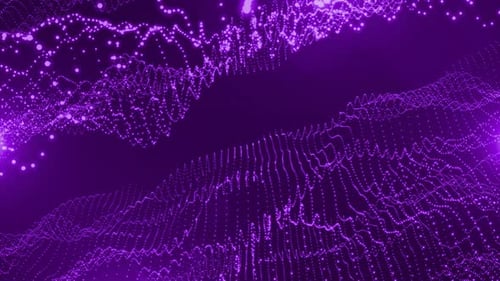 Abstract Digital Particle Wave Background. 3925