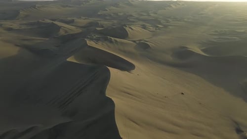 4k 30fps Oasis Huacachina Peru Deset With Sunset 2