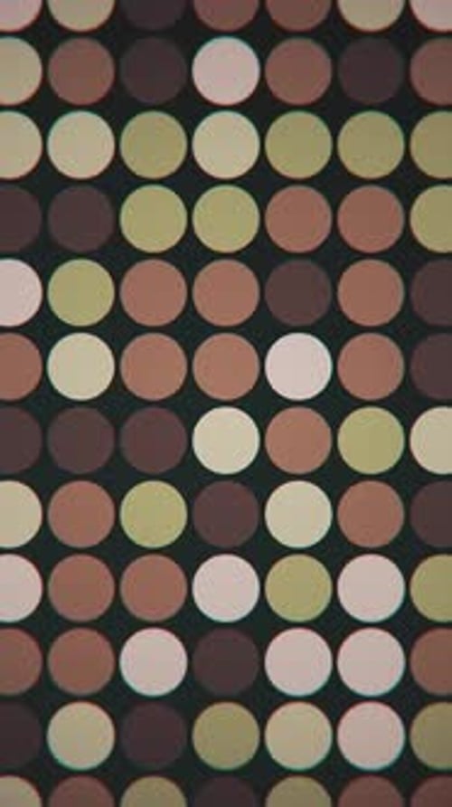 Animated Geometric Circles with Shifting Colors Background