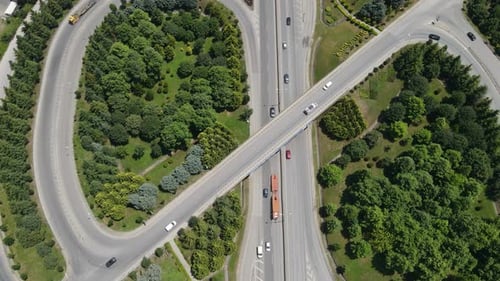 Zeitraffer des Verkehrs