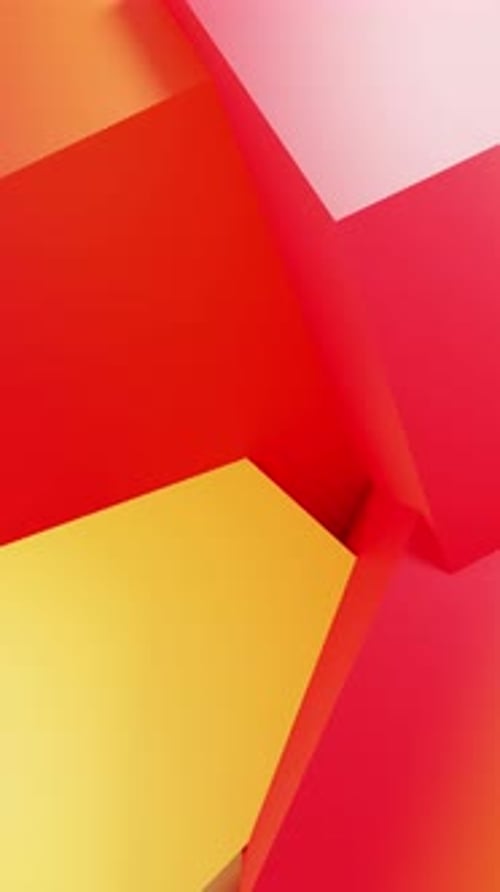 Dynamic Abstract Geometric Shapes Rotating Loop Background