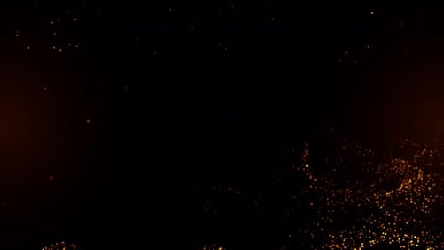 Gold Particle Background Loop