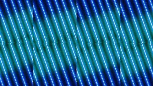 Animated Neon Diagonal Lines Seamless Loop Background
