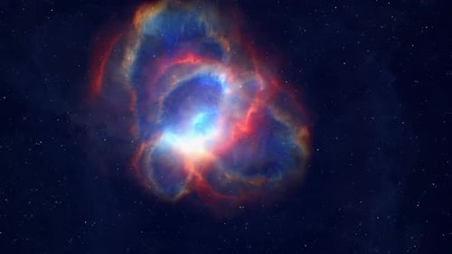 Colorful Cosmic Nebula Space Background Animation