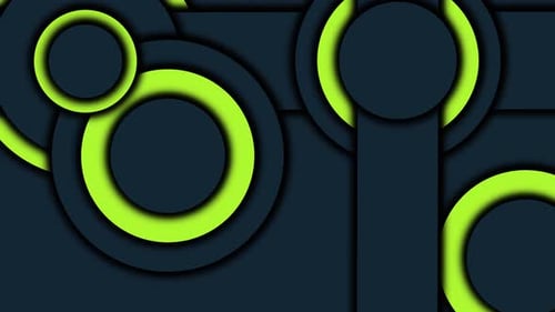 Green and Blue Circles Background