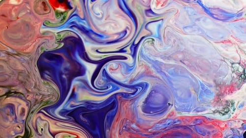 Swirling Colors in an Abstract Fantasy World