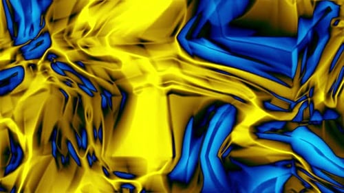 Abstract yellow and blue gradient seamless loop background