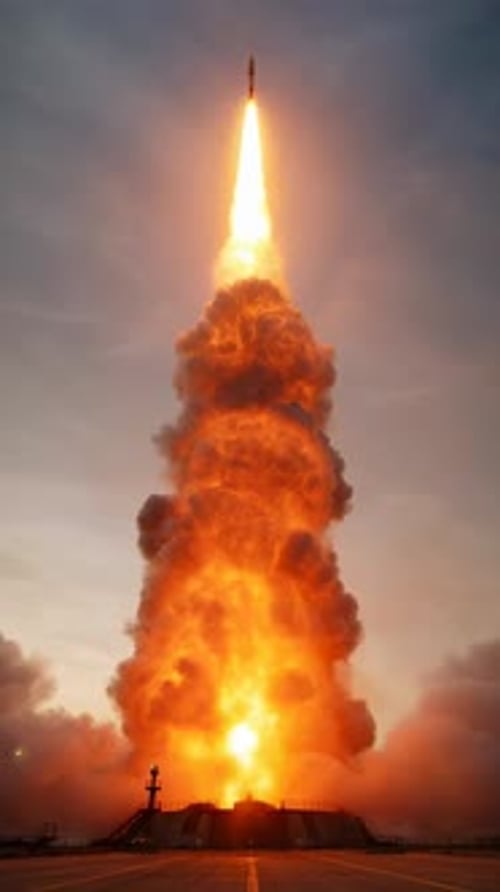 Launch Exhaust Fire Stream