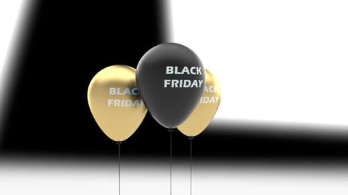 Black Friday Balloons 2 Colors