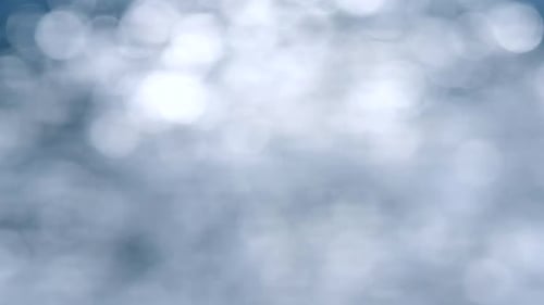 Abstract Sea View Sunny Summer Day Blurred Nature Background White Round Bokeh