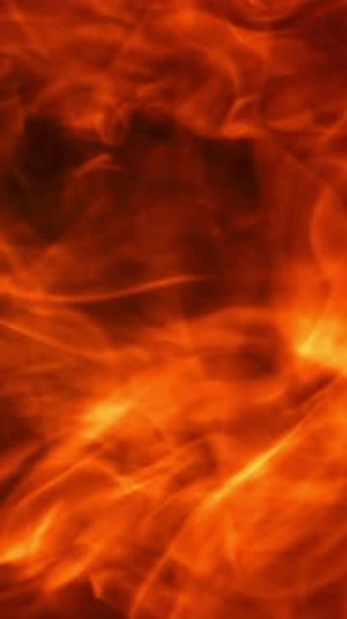 Flammen auf schwarzem Hintergrund gefilmt in Zeitlupe mit 1000 Bildern pro Sekunde