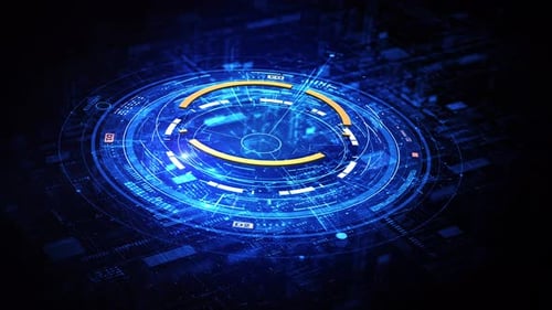 Futuristic Digital Interface 01921