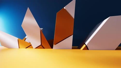 Modern Geometric Shards Reveal Transition