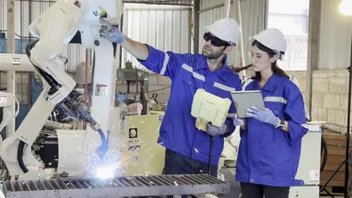 Industrial Robotic Arm.