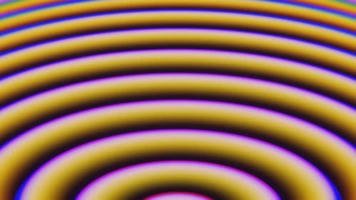 Purple And Yellow Abstract Bubble Background Vj Loop In 4K