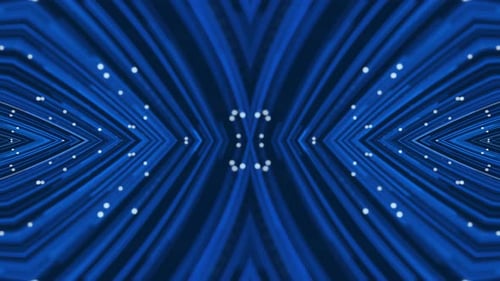 Futuristic Shiny Mirror design, Data, Trail Line Flow, Digital optical lights, Blue Back Animation