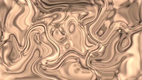 Abstract Fluid Metallic Organic Motion Background Loop