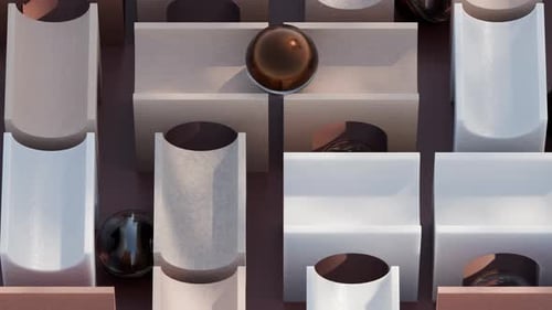 Animação 3D em loop de pontes giratórias