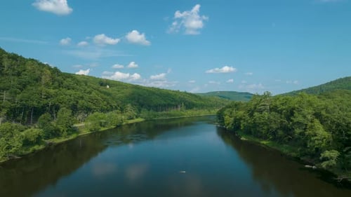 Hyperlapse over Delaware river