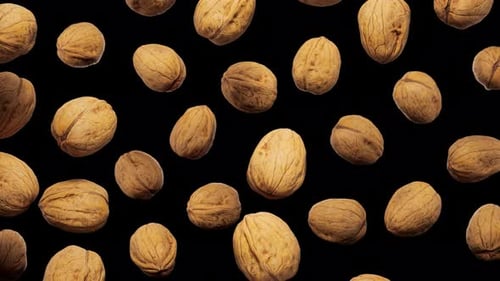 Seamless Floating Walnuts on Alpha