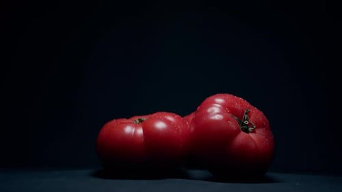 Three Ripe Red Tomatoes