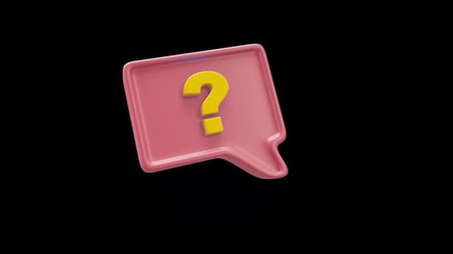 Signo de interrogación rojo en el cuadro de texto Alpha