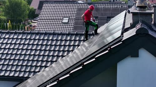 Rooftop Solar Panel Installation in Germany