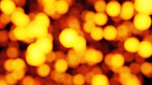 Orange Bubbles Background Loop Animation in 1080HD