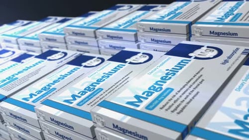 Magnesium tablets pack production loopable seamless