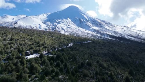 Volcan Osorno de Llanquihue à Los Lagos au Chili.