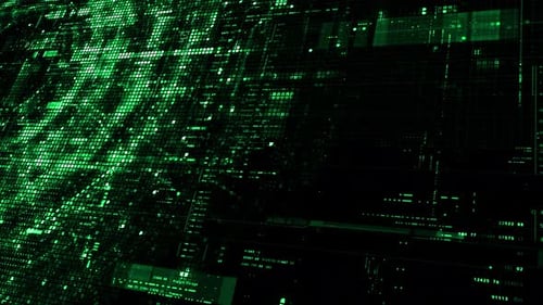 Digital Data Grid Tech Background Loop