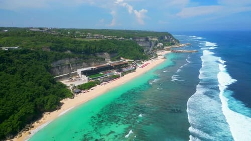 Klippe in Uluwatu auf Bali.