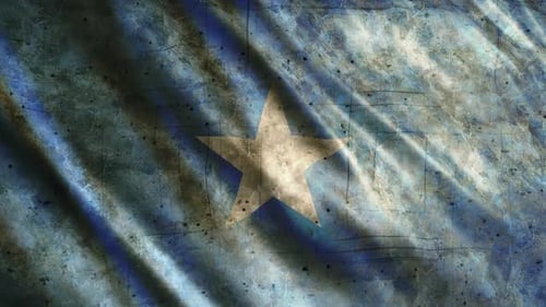 Bandera de Somalia Grunge