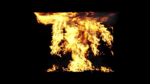 Realistic Dynamic Fire Burst Explosion Effect