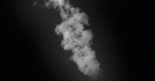 Jet Of White Smoke Creeps Up