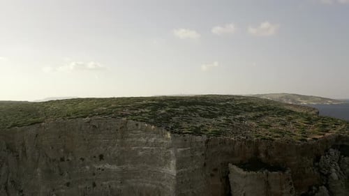 Island in Malta - Aerial footage