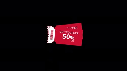 Geschenkgutschein Concept Animation Video - Transparent