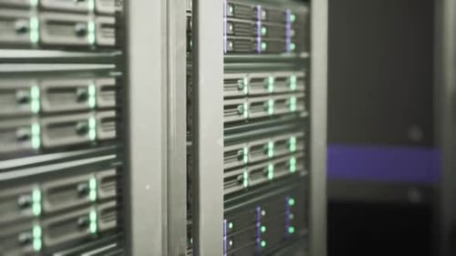 Reliable Storage Setup Professional Backup Array with Active Indicators