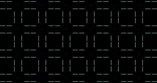 Animated Geometric Kaleidoscope Pattern Background