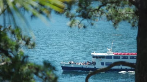 Boat tour at Lake Como (Lago di Como), Italy