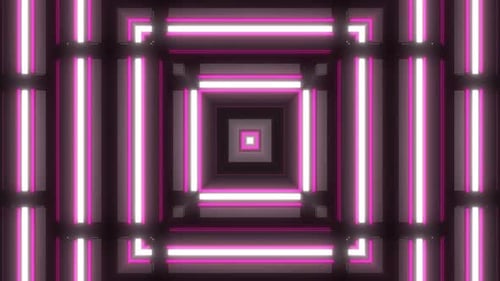 Vibrant neon light pattern pulsates with dynamic energy and rhythm