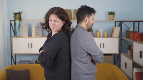 Couple Arguing at Home