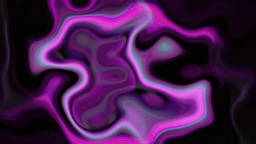 Abstract Fluid Glowing Purple Background Animation