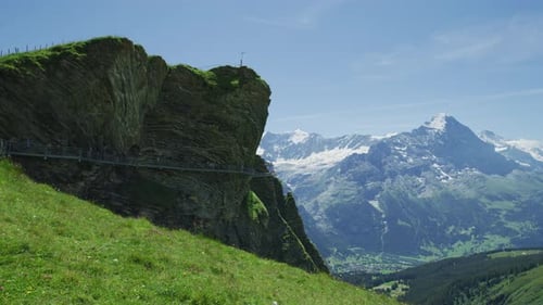 First Cliff Walk at Grindelwald First